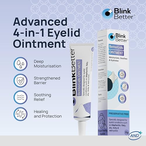BetterLids Eyelid Relief Bundle ? Cleansing Gel with Tea Tree & Centella (1.06 oz) + Soothing Hydration Ointment with Oat Complex & Shea Butter (0.35 oz) ? Daily Care for Dry, Flaky, Sensitive Eyelids