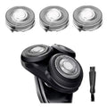 Gleway SH50/52 Replacement Heads Compatible with Philips Series 5000 Shaver, Upgraded SH50 Razor Replacement Heads Compatible with Norelco PT8xx, PT7xx, AT8xx, AT7xx, 3Pcs with Cleaning Brush