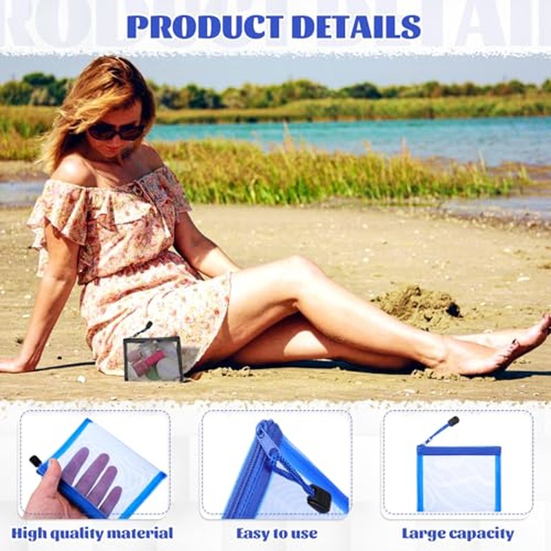 28 Pieces Mini Mesh Coin Pouch, 5 x 4 in Small Nylon Zipper Cosmetic Bags, Small Travel Mesh Lipstick Makeup Organizer Bags with Zipper for Women Purse Toiletries Cosmetics Supplies