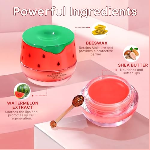 Original My Bee Balm Lip Balm - Propolis Hydrating Balm Honey Pot for Dry, Chapped & Cracked Lips - Enriched with Propolis, Honey & Vitamin E - Soften, Smooth & Reduce Lip Lines