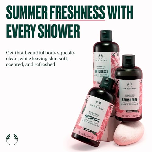 The Body Shop British Rose Shower Gel, 25.3 Fl Oz