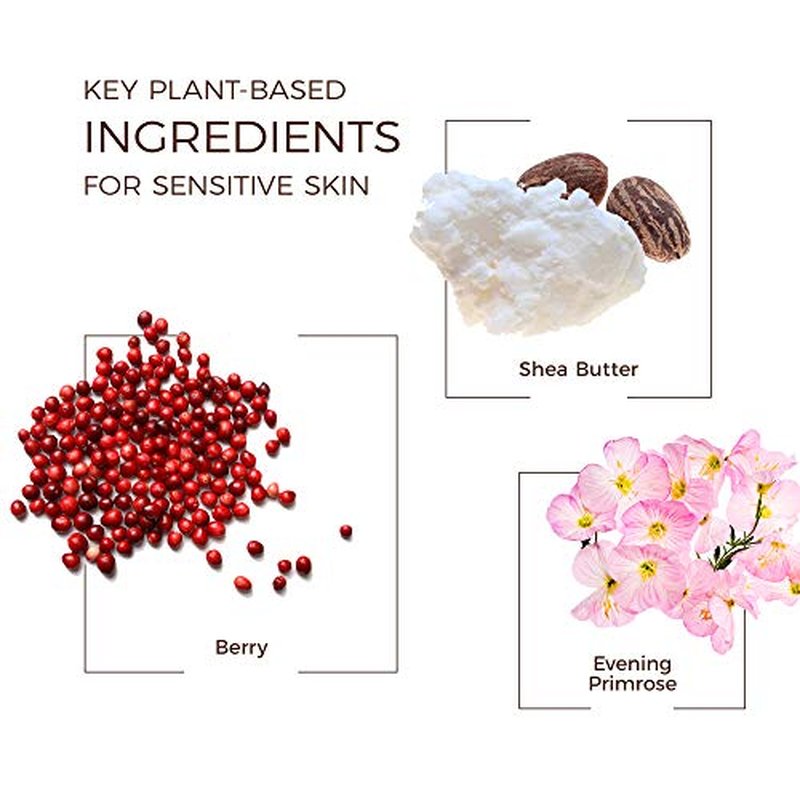 Babo Botanicals Smoothing Berry 2-in-1 Shampoo & Wash - Detangling & Nourishing - Eliminates Frizz & Prevents Static - Evening Primrose Oil - For all ages - Light Berry Fragrance- Vegan