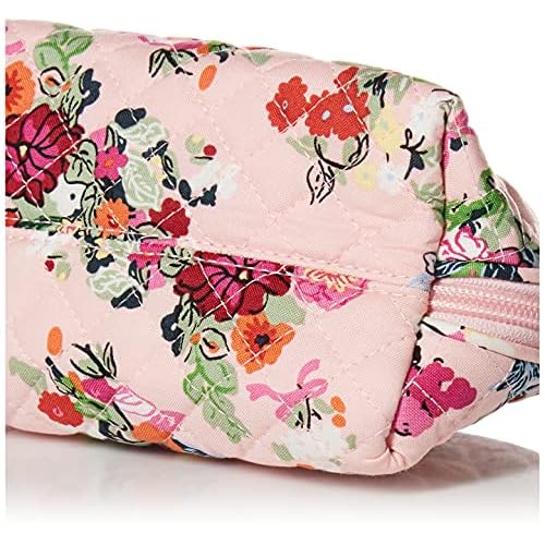 Cotton Clamshell Cosmetic Makeup Organizer Bag