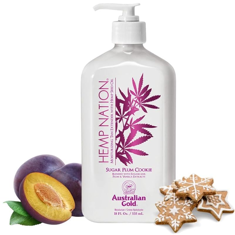 Hemp Lotion with Sugar Plum Cookie Scent - 18 oz Moisturizer