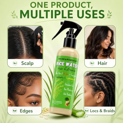 Fermented Rice Water Hair Refresher with Rosemary & Biotin - 12oz - All Hair Types