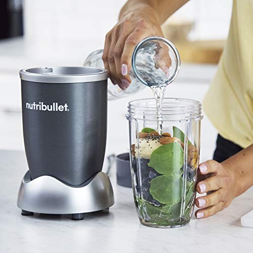 High-Speed Personal Blender 600W NutriBullet 8-Piece Smoothie Maker - Grey
