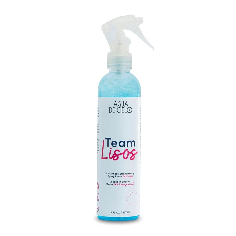Hair Straightening Spray & Heat Protectant, 8 oz – No Keratin Needed
