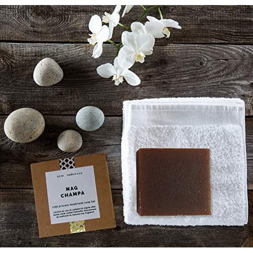 Missam? Cold Processed Handmade Soaps in Unisex Fragrances, 3 Pack Full Size Bars, Made in USA (Nag Champa)