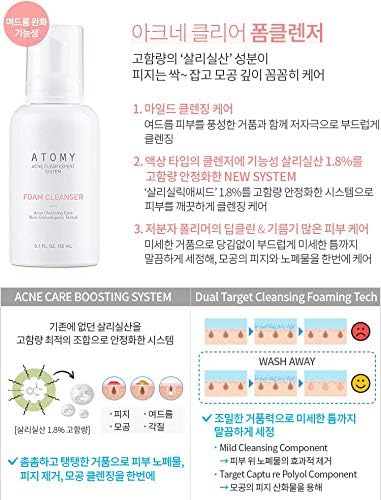 Acne Clear Skin Care System - Pore Cleanser, Toner, Spot & Serum for Acne Prone Skin