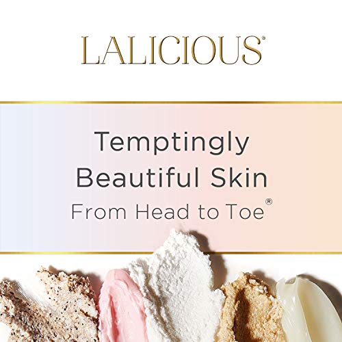 LaLicious Peachy Keen Extraordinary Whipped Sugar Scrub - Limited Edition Exfoliating Body Scrub with Creamy Peach & Jasmine Petals for Spring (16oz)
