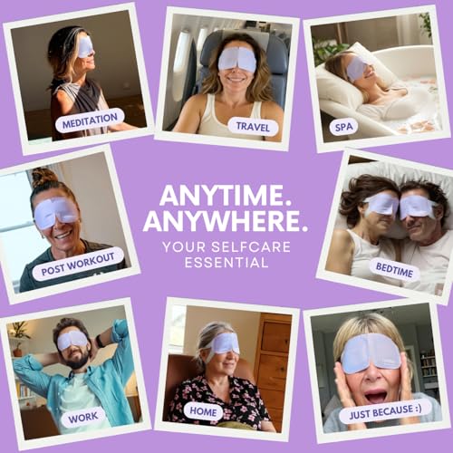 Self Heating Eye Mask 30 Pack Unscented - Warm Compress for Sleep & Dry Eye Relief