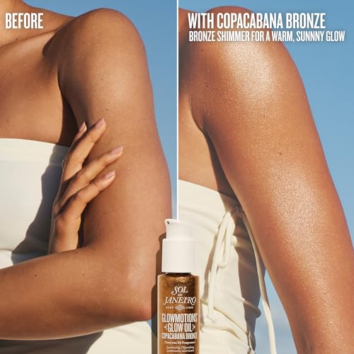 Glow Body Oil Duo - Shimmering Travel Size Set with Copacabana Bronze & Rio Sunset