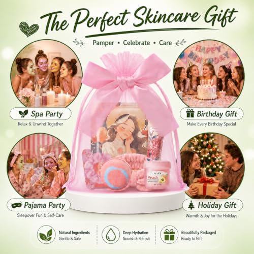 Dimore 130 Pcs Spa Party Supplies & Gifts Set for Girls & Women - Bulk Skincare & Favors