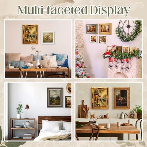 15 Pack Vintage Picture Frames for Wall and Tabletop Display - Essential Style