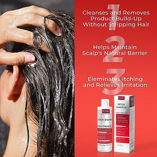 Rida Hair Research Detox Shampoo & Conditioner Set for Deep Cleansing & Hair Regrowth