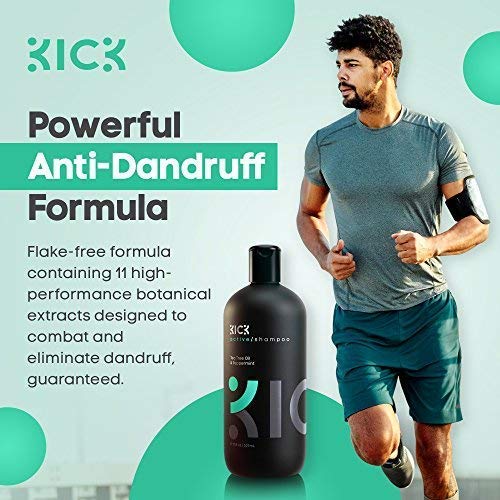 Men's Tea Tree & Peppermint Shampoo & Conditioner Bundle for Dandruff & Hair Loss