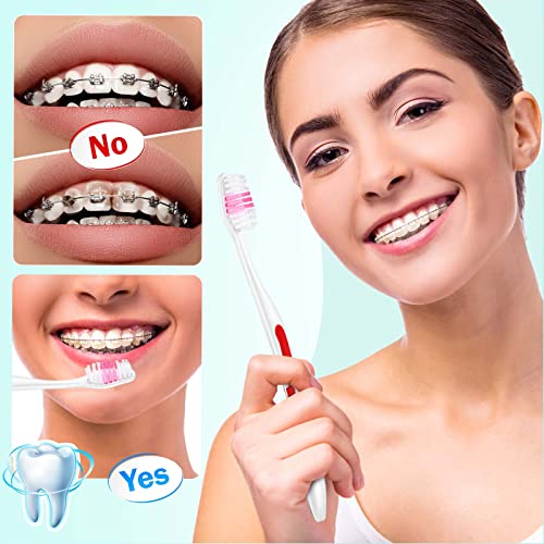 150 Pack Travel Soft Bristle Disposable Toothbrushes - Individually Wrapped, Multi-Color, Ideal for Hotels, Camping, and Donations