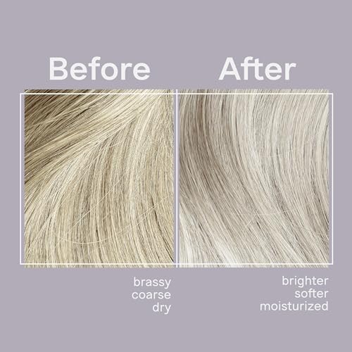 Jhirmack Silver Brightening Purple Shampoo Set of 4 for all types of silver, grey, and blonde hair