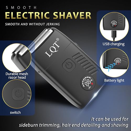 LQT 902 4-in-1 Men's Hair Clippers Set Cordless Trimmer for Beard Ear Nose Grooming