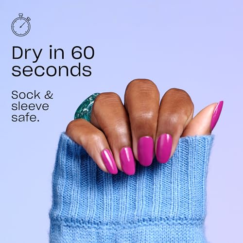 OPI RapiDry Quick Dry Nail Polish Colors | Opaque, Cr?me, & Shimmer Winter Shades | Smudge Proof, and Fast Drying in 60 Seconds | Vegan Formula | Snow Time to Waste | Holiday 2025