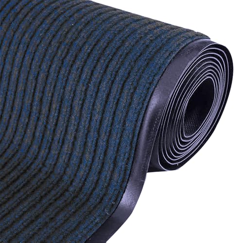 Grey Commercial Grade Door Floor Mat 3' x 16.4' Non Slip Waterproof Entryway Rug