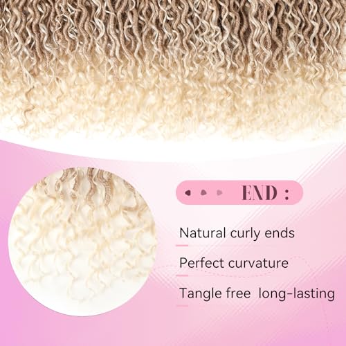 Aipin Faux Goddess Locs Crochet Braids 14 inch (8 Packs) T27/613