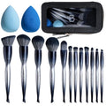 BS-MALL Makeup Brush Set with 2 Sponges - Professional Foundation & Eye Brushes
