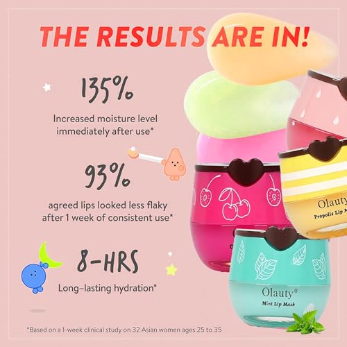 9 PCS Bee Lip Balm Honey Pot,Easter Basket Stuffers,Honey Lip Balm Lip Mask,Propolis Moisturizing Lip Sleeping Mask Reduces Lip Lines,Mothers Day Gifts,Birthday Gifts for Women Girls