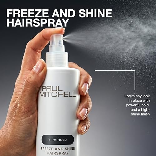 Paul Mitchell Freeze and Shine Super Hairspray - Maximum Hold & Shine - 33.8 Fl Oz Pack of 1