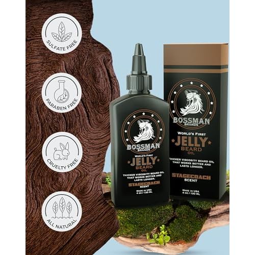Bossman Fortify Beard Conditioner + Bar Soap for Men (10 oz in Total) ? Magic Scent + Lavender & Patchouli Scent ? Moisturizing and Replenishing Grooming Set ? Made in USA