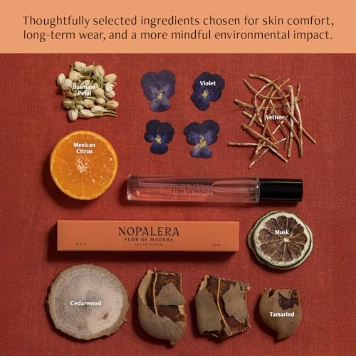 Nopalera Flor De Madera Eau De Parfum Travel Spray 10ml - Woody Floral Fragrance
