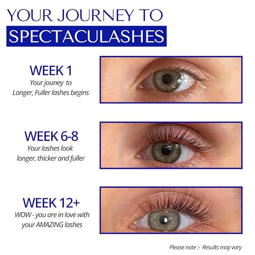 SPECTACULASH LASH SERUM for Eyelash Growth - Eyelash Serum to Grow Lashes - Suero para Pesta?as Crecimiento - Lash Conditioner for Growth & Volume Lashes - S?rum para Pesta?as by DERMAWORKS