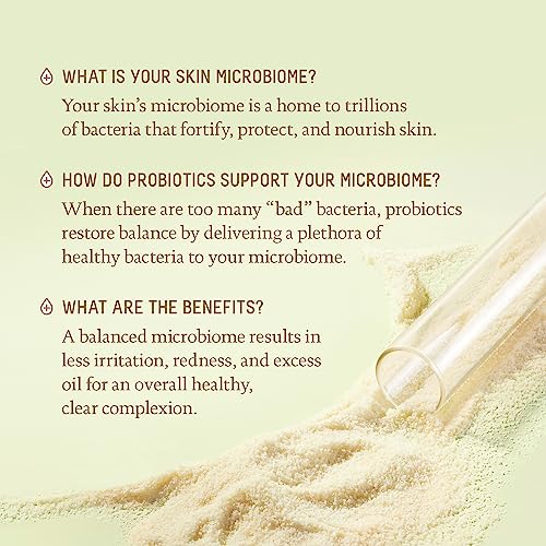 Biossance Squalane + Probiotic Balancing Face Gel Moisturizer - Advanced Formula for Oily & Acne-Prone Skin, Encapsulated Probiotics, Reduces Redness & Excess Oil, Soothes Sensitive Skin - 1.69 oz