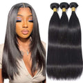 Feibin Human Hair Bundles Straight Virgin Hair Extensions 14-18 Inch