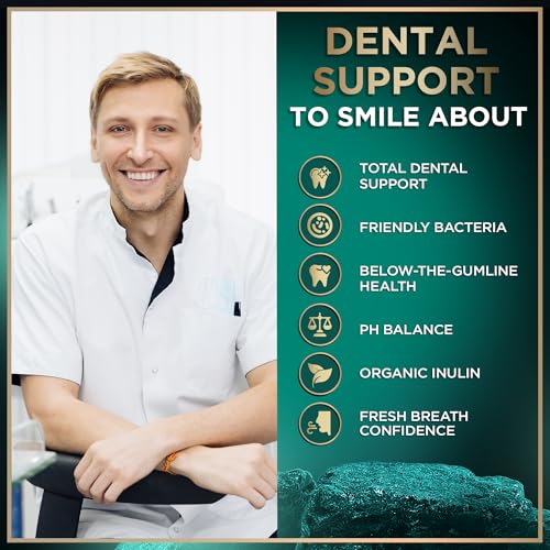 Oral Probiotics for Bad Breath and Dental Health - 3BN CFU, 14 Strains, 45 Mint Tablets