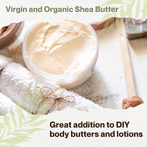 uh*Roh*Muh Shea Butter (Virgin) (Organic - USDA Certified) (Ghana) (Net Wt:0.8Kg/1.7lb) (Pack of 1)
