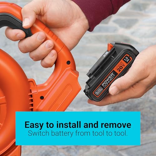 20V MAX Lithium-Ion Battery for Cordless Power Tools - 1.5Ah, Extended Runtime, One Size / 20V