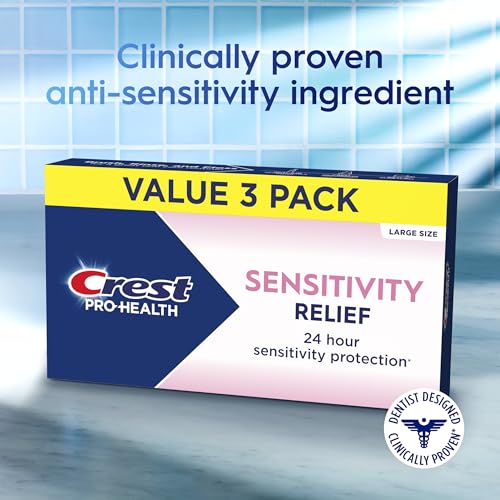 Crest Sensitivity Toothpaste 14.4 oz - Relieves Sensitivity, Strengthens Gums