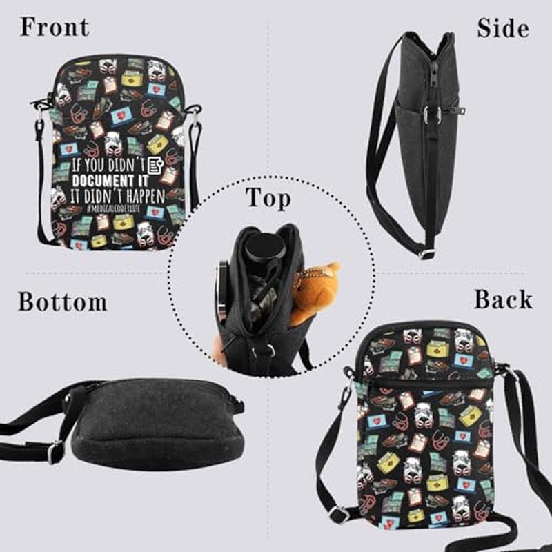 Medical Coder Gift Clinical Coder Medical Biller Gift If You Didn¡¯t Document It It Didn¡¯t Happen Makeup Bag for Medical Billing Specialist Team (#MEDICALCODERLIFE CR)