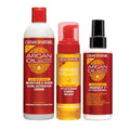 Creme of Nature Curly Hair Styling Kit with Argan Oil of Morocco, Keke Palmer's Favorites, Curl Activator, Styling Mousse, Leave-In Care Treatment (Bundle Pack of 3)