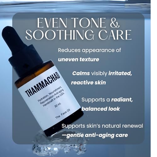 Thammachad Face Oil ? 8 Premium Botanical Oils for Radiance, Anti-Aging, Deep Hydration & Glow boost ? 100% Natural Blend | Non-Comedogenic ? Lightweight for All Skin Types ? 30ml