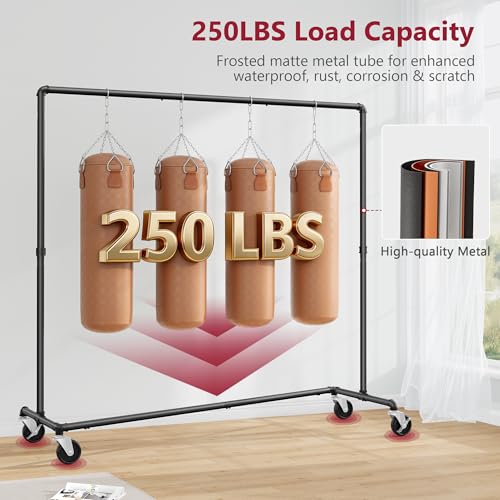 Black Clothing Racks Heavy Duty Z Style 2 Pack - Sturdy Garment Storage