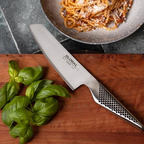 Global 5.5-Inch Vegetable Nakiri Kitchen Knife - Japanese Stainless Steel Blade