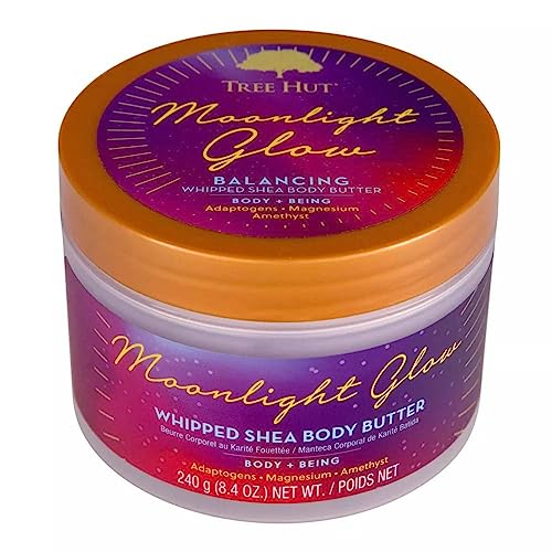 Tree Hut Moonlight Glow Whipped Shea Body Butter - Body + Being - 8.4 ounces