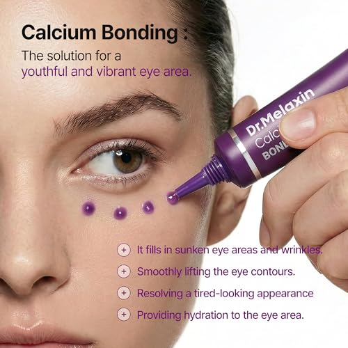 Calcium Bonding Eye Cream with Peptides - Firming Hydrating Eye Treatment - 0.51 Fl Oz (Pack of 1)