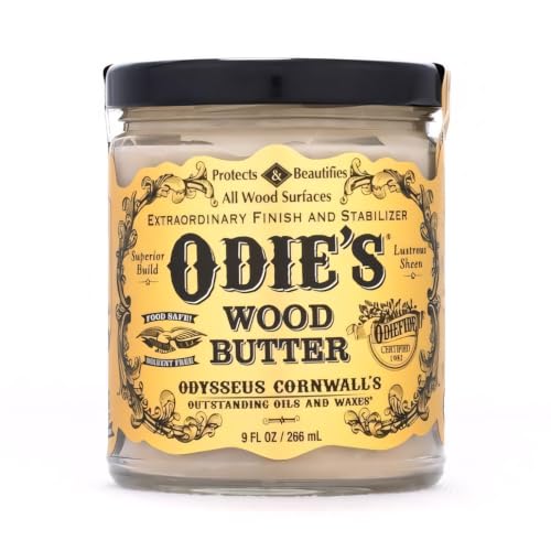 Food Safe Wood Butter in 9 oz Glass Jar - Finishing & Protective Coating