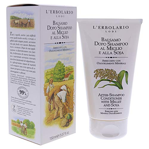Citrus Millet & Soya Hair Conditioner for Hair Loss & Damage - 5.1 Fl Oz - Suitable for Women & Men