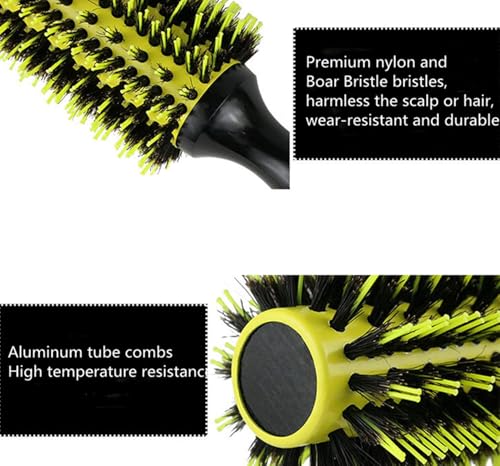 3-in-1 Ceramic Ionic Round Hair Brush Set for Blow Drying & Styling