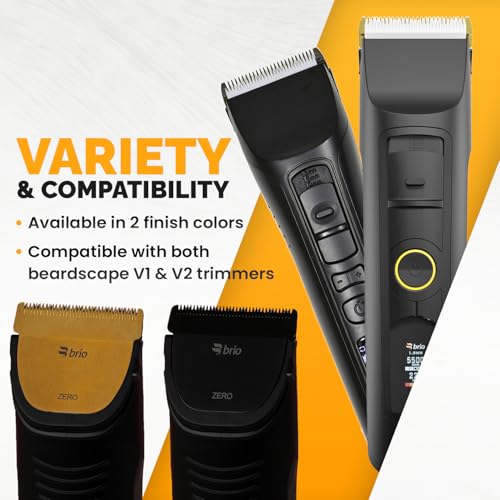 Brio Zero Blade for Beardscape V1 & V2 Trimmers - Black Variation