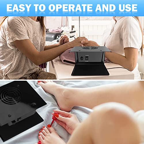GGAIFbp 300W Nail Dryer Fan for Regular & Gel Polish Hot & Cool Air